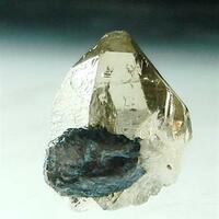 Triplite With Smoky Quartz