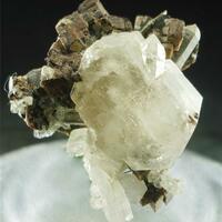 Apatite With Siderite Sagenite & Quartz