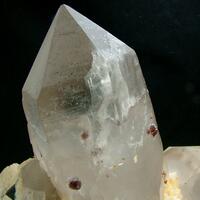 Quartz With Schorl & Spessartine