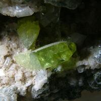 Titanite With Calcite & Chlorite