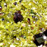 Andradite With Diopside Calcite & Epidote