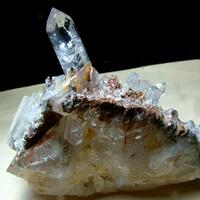 Quartz With Natrolite