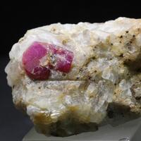 Ruby With Calcite