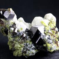 Andradite With Epidote & Calcite