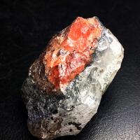 Triplite With Quartz