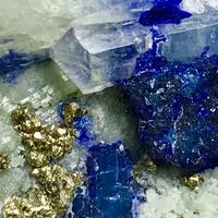 Marialite With Lapis Lazuli Inclusions