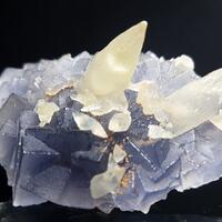 Fluorite With Calcite