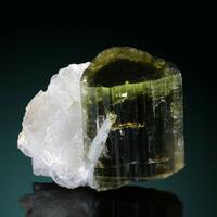 Tourmaline On Albite