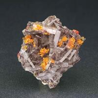 Baryte With Orpiment & Realgar