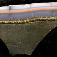 Agate With Ankerite & Pyrite