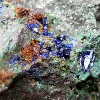 Tennantite Azurite & Malachite