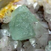 Fluorite & Calcite With Hematite