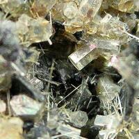 Nepheline With Magnetite Hematite & Fluorapatite