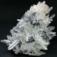 Quartz With Galena & Sphalerite