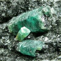Emerald In Biotite Schist