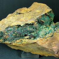 Cuprian Adamite & Malachite Psm Cuprite