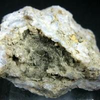 Millerite On Chalcedony