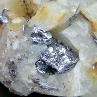 Molybdenite In Quartz