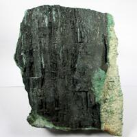Chalcocite & Malachite Psm Fossil Wood