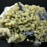 Wolframite On Dolomite With Quartz & Calcite