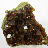 Calcite On Natrolite Psm Fossil Wood