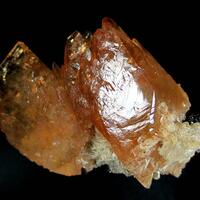 Calcite & Barian Celestine On Sphalerite