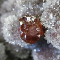 Sphalerite On Quartz