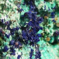 Aurichalcite Azurite Malachite Calcite & Gypsum