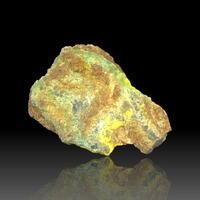 Zippeite With Johannite & Uraninite Var Pitchblende