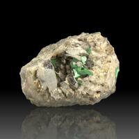 Metatorbernite & Quartz