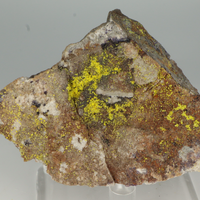 Metatyuyamunite With Fluorite