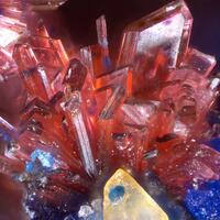 Erythrite On Azurite