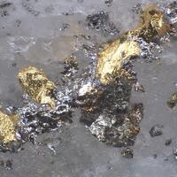 Pilsenite & Native Gold