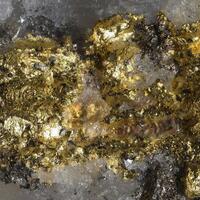 Native Gold Tsumoite & Tellurobismuthite