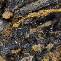 Native Gold In Uraninite