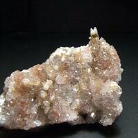 Calcite & Hematite Inclusions In Quartz