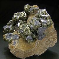 Galena & Marcasite On Sphalerite