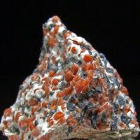 Willemite & Franklinite In Calcite