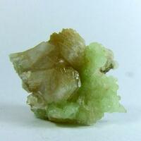 Stilbite On Prehnite