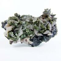 Anhydrite On Calcite Pyrite & Baryte