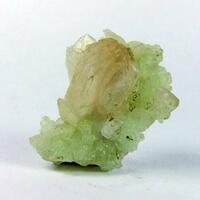 Stilbite On Prehnite