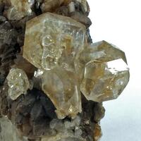 Fluorapophyllite On Calcite