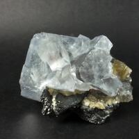 Fluorite On Wolframite