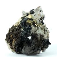 Manganbabingtonite Quartz & Pyrite