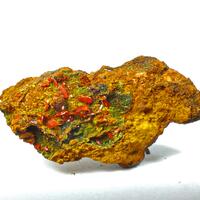 Crocoite On Pyromorphite & Hinsdalite Psm