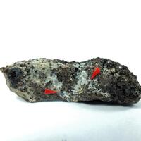 Magnetoplumbite Manganophyllite & Calcite