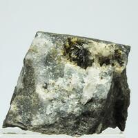 Stibnite & Calcite On Quartz