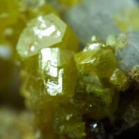 Pyromorphite On Quartz