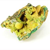 Pyromorphite On Malachite