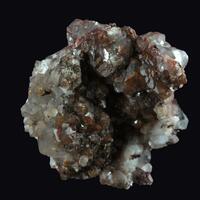 Native Copper In Calcite